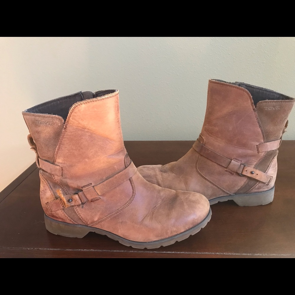 Teva boot, worn but has many miles left!
